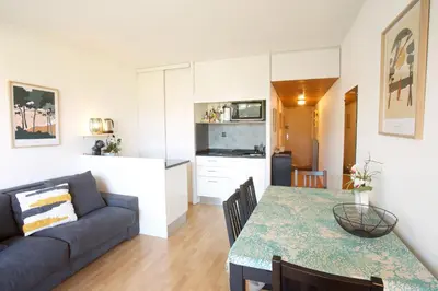 Cuisine ou kitchenette dans l'établissement Capbreton - CERS - Plage - Famille - Wifi