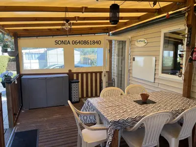 Cuisine ou kitchenette dans l'établissement chez Sodam by siblu