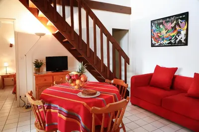 Coin salon dans l'établissement Résidence d'Aquitaine