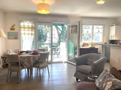 Plan de l'établissement Appartement Confortable à Soorts-Hossegor avec Terrasse, Parking et Wifi Inclus - FR-1-239-944