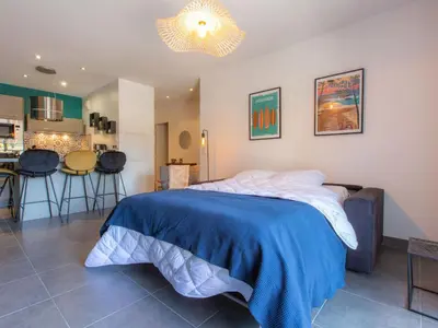 Un ou plusieurs lits dans un hébergement de l'établissement Apartment Villa Marine by Interhome