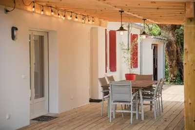 Terrasse ou espace extérieur de l'établissement Villa Cat'Cha Ti Binta