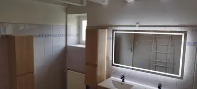 Salle de bains dans l'établissement Michel et Florence