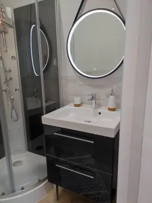 Salle de bains dans l'établissement Studio de charme indépendant