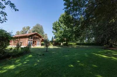 Jardin de l'établissement Gite de pernaout