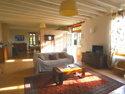 Coin salon dans l'établissement Maison abelia