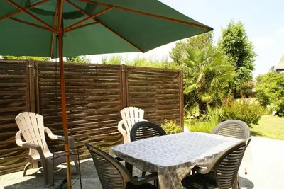 Jardin de l'établissement Gite des pignons
