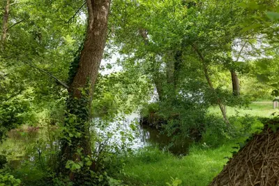 Paysage naturel près de la maison de vacances