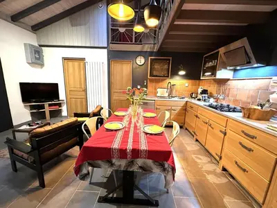 Cuisine ou kitchenette dans l'établissement Bignasse