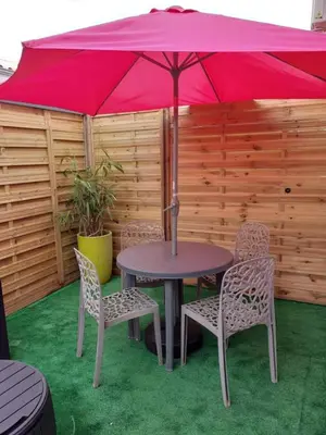 Terrasse ou espace extérieur de l'établissement Studio avec mezzanine
