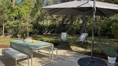Jardin de l'établissement Barranx - Hossegor appartement pour 4 personnes dans le centre ville