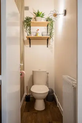 Salle de bains dans l'établissement L'Authentique - Centre ville de Dax avec jardin