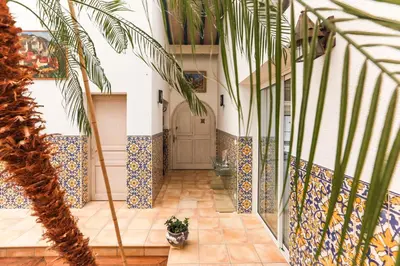 Jardin de l'établissement Riad Landais