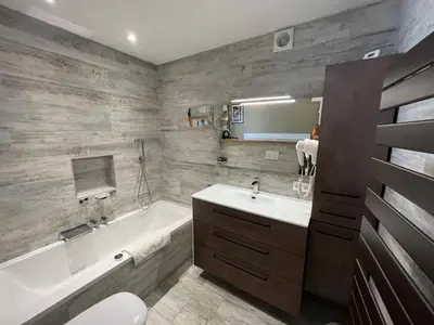 Salle de bains dans l'établissement Le 7