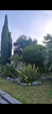 Jardin de l'établissement Mobil Home Camping 4*