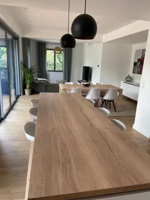 Coin salon dans l'établissement Villa Manita