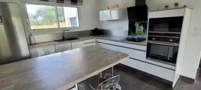 Cuisine ou kitchenette dans l'établissement VILLA TESTERINE