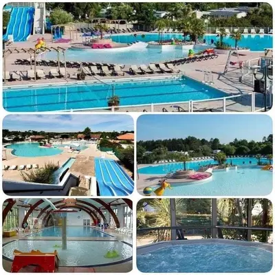 Piscine de l'établissement Superbe Mobil home au calme 804 camping La Réserve 4* ou située à proximité
