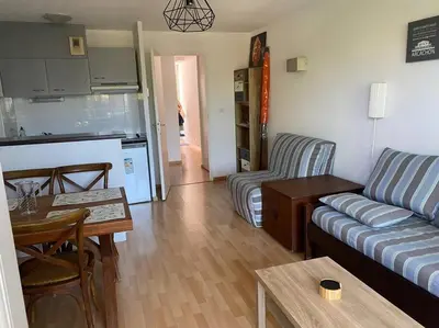 Cuisine ou kitchenette dans l'établissement residence les rives marines bassin d arcachon