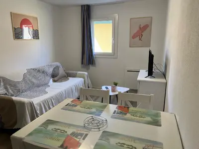 Coin salon dans l'établissement Patrimoine et immobilier Villas du Lac