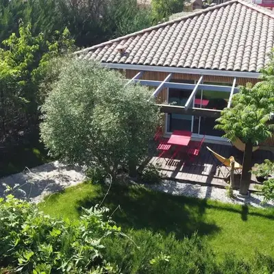 BEACH HOUSE DE CHARME A MESSANGES. LA MAISON BLEUE