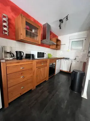 Cuisine ou kitchenette dans l'établissement Maison Duplex T4 6 couchages