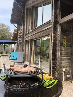 Plan de l'établissement Superbe maison finlandaise en bois