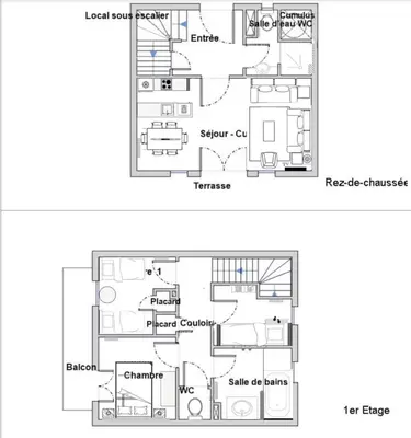 Plan de l'établissement Petite Villa La Pantoufle au Domaine du Golf de Pinsolle