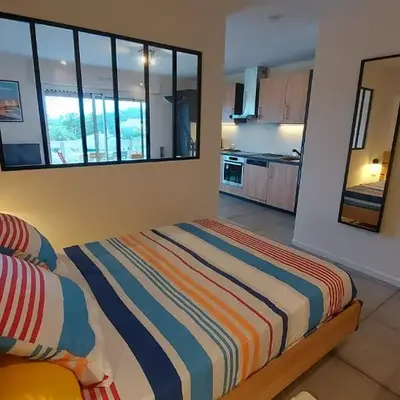 Mimizan-Plage - Grand Studio - 1 à 4 pers - Tout confort - 6 mn à pieds de la plage