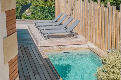 Piscine de l'établissement Villa de luxe au Pyla avec piscine en bordure du golf d'Arcachon, 5 chambres ou située à proximité