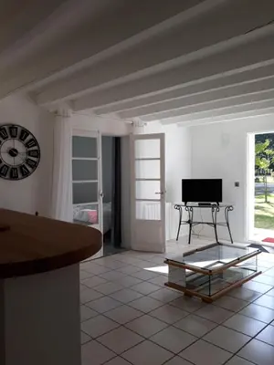 Coin salon dans l'établissement Amarante des Landes