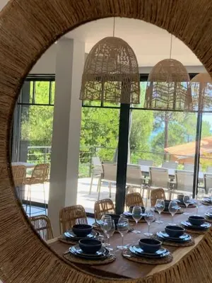 Restaurant ou autre lieu de restauration dans l'établissement Villa Pyla Vue Mer plage à pied