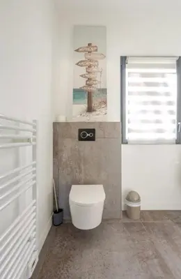 Salle de bains dans l'établissement Salles, Maison à 30 min d'Arcachon