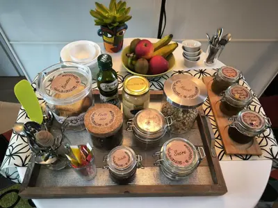 Nourriture dans le B&B/chambre d'hôtes ou à proximité