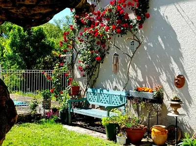 Jardin de l'établissement Chambres d'hôtes Villa Lortin