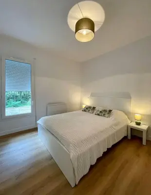 Un ou plusieurs lits dans un hébergement de l'établissement Maison neuve à 25mn de l'Océan