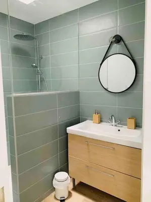 Salle de bains dans l'établissement Appartement T3 Tarnos cosy proche de la plage