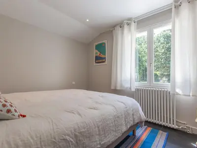 Un ou plusieurs lits dans un hébergement de l'établissement Villa Caloye by Interhome