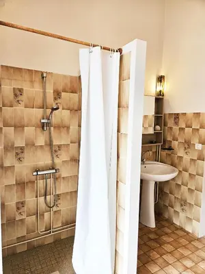 Salle de bains dans l'établissement Villa don du ciel