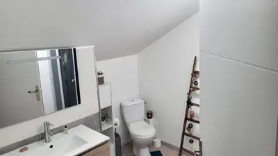 Salle de bains dans l'établissement PROMISE' LANDES