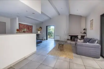 Coin salon dans l'établissement Pyla Villa DE LA DUNE Promo 2026
