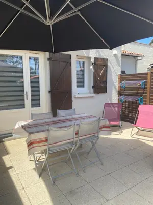Balcon ou terrasse dans l'établissement Villa patio Capbreton