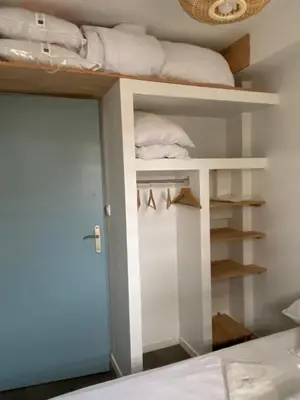 Un ou plusieurs lits dans un hébergement de l'établissement Villa patio Capbreton