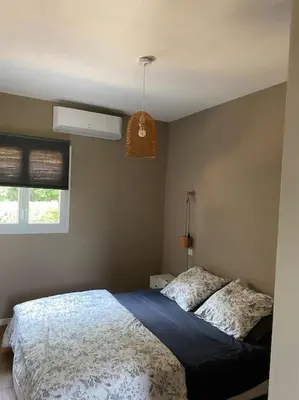 Un ou plusieurs lits dans un hébergement de l'établissement Maison cocooning proche plages