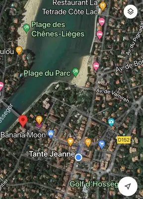 Plan de l'établissement LAC HOSSEGOR JARDIN T3