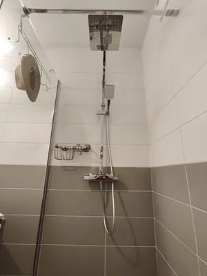 Salle de bains dans l'établissement Appartement charmant à la Teste de Buch