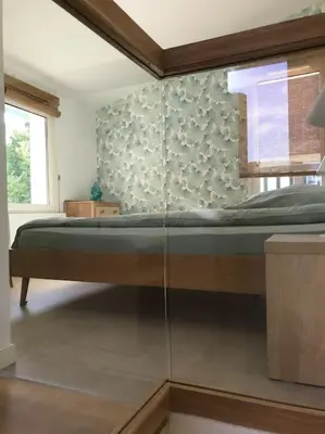 Un ou plusieurs lits dans un hébergement de l'établissement Maison du Saleys