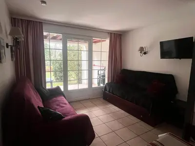 Télévision ou salle de divertissement dans l'établissement Résidence Le Domaine de Gascogne - maeva Home - Appartement 2 pièces 4 personnes Confort MAE-4457