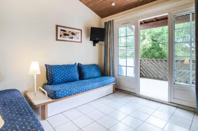 Coin salon dans l'établissement Village Moliets - maeva Home - 2 Pièces 7 Personnes Confort MAE-2247