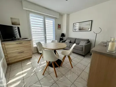 Coin salon dans l'établissement Le Duna
